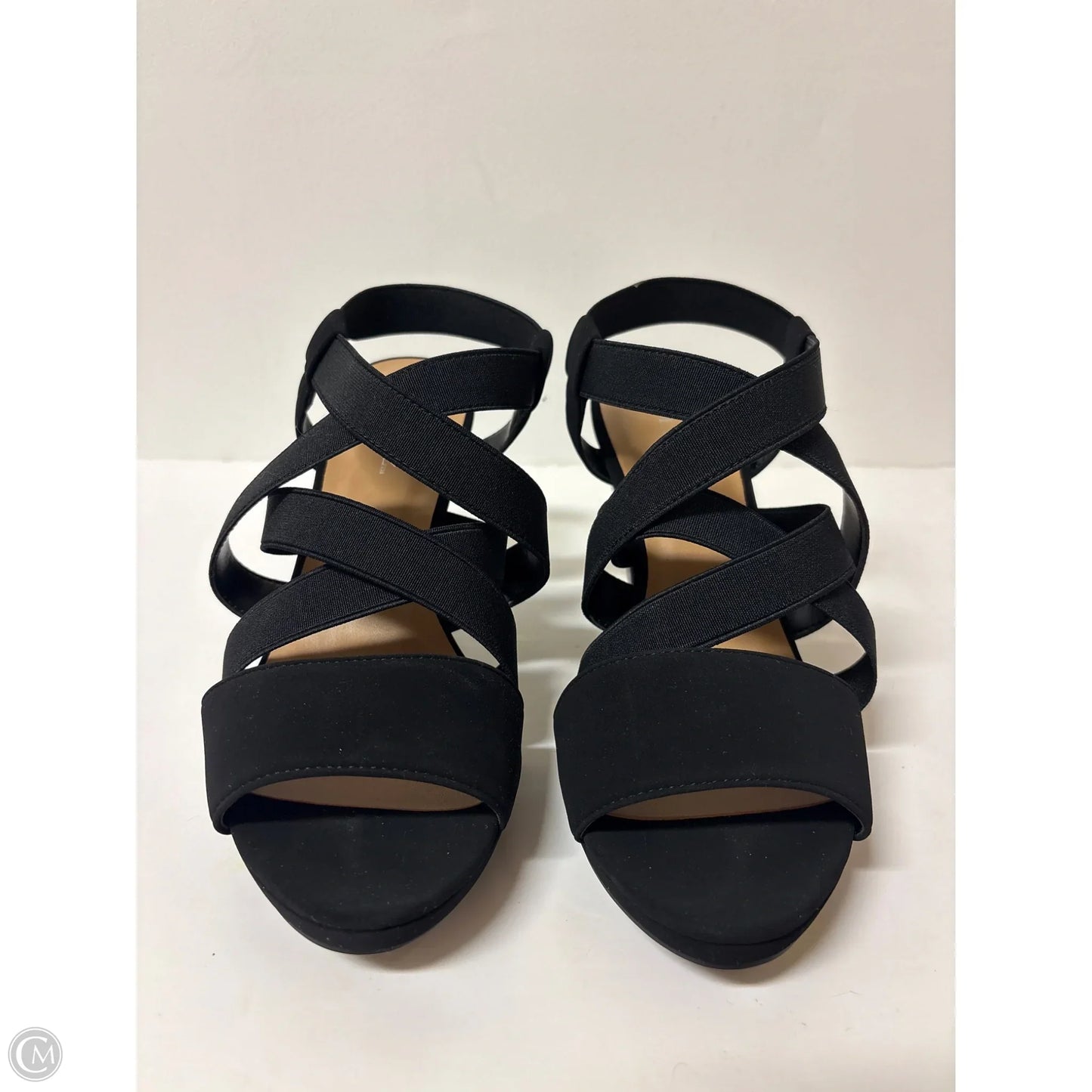 Shoes Heels Block By Solanz In Black, Size: 8.5