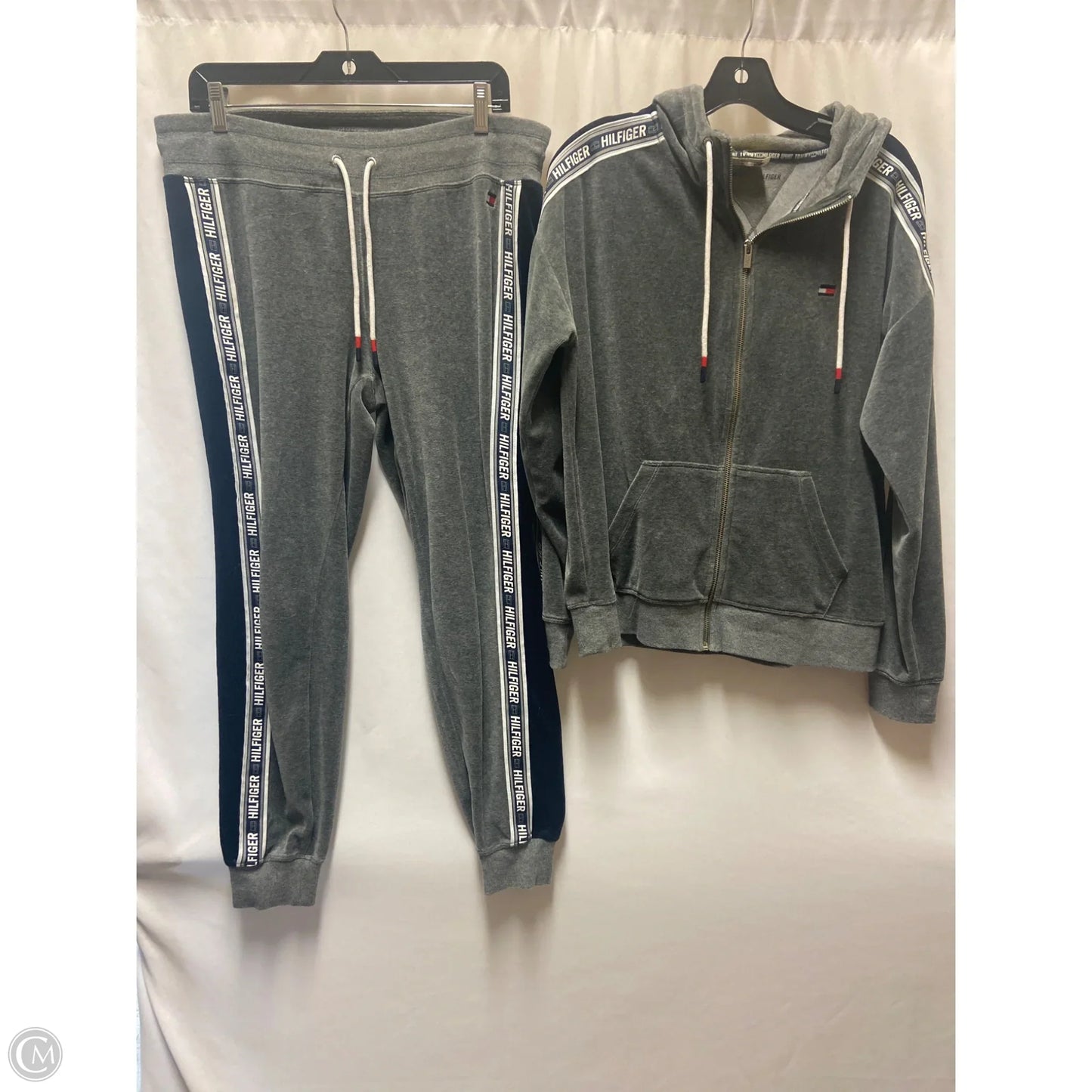 Pants Set 2pc By Tommy Hilfiger In Grey, Size: L