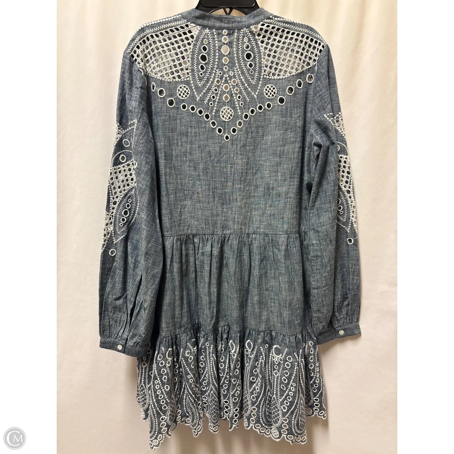 Dress Casual Midi By Veronica Beard In Blue, Size: M