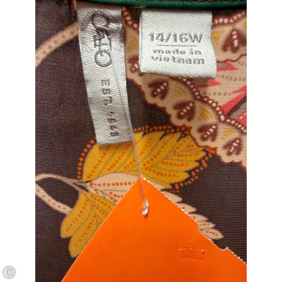 Top Long Sleeve By Cato In Copper, Size: L