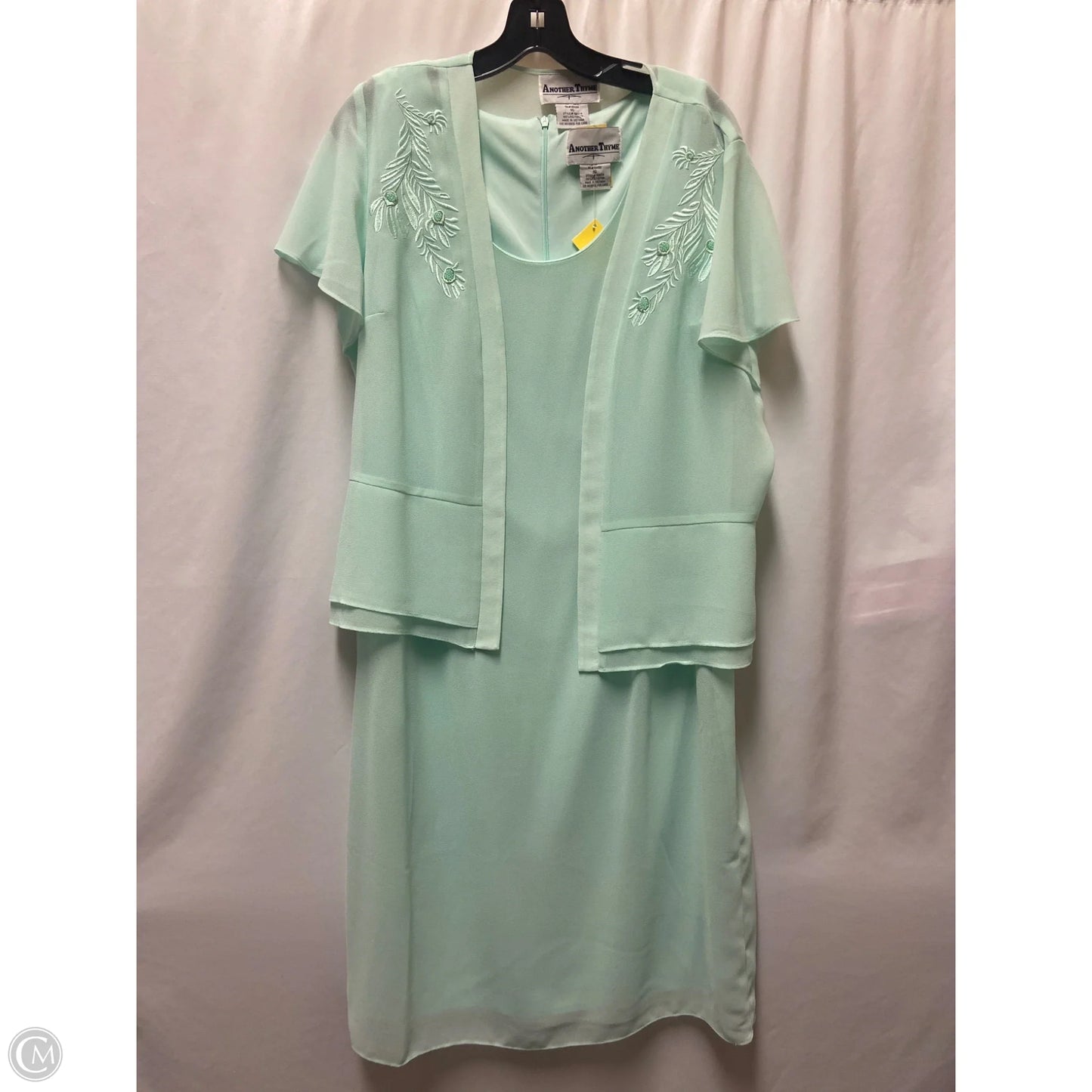 Dress Set 2pc By Another Thyme In Green, Size: Xl