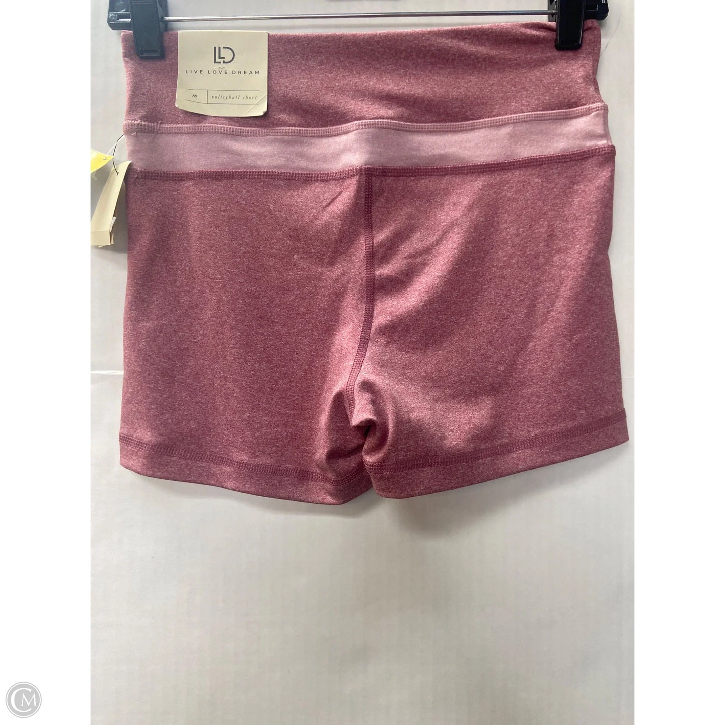 Athletic Shorts By Live Love Dream In Pink, Size: M