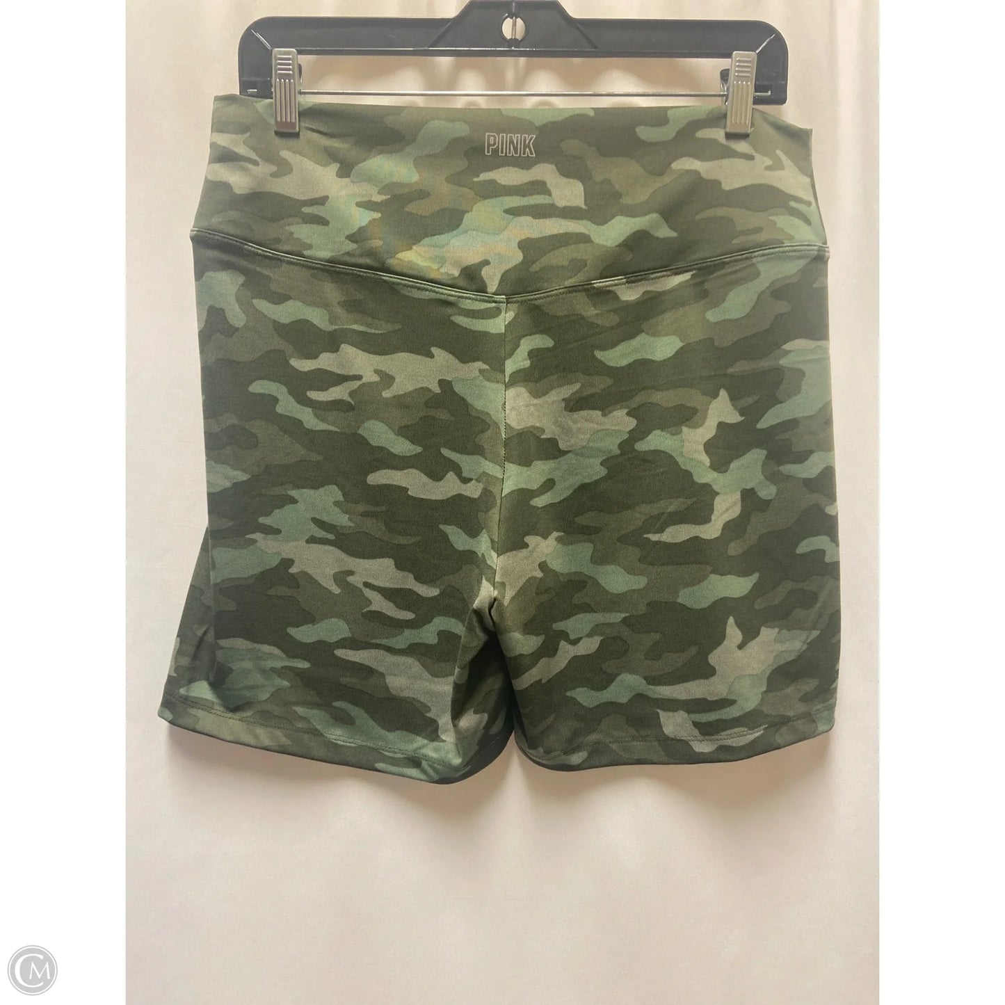 Athletic Shorts By Pink In Camouflage Print, Size: Xl