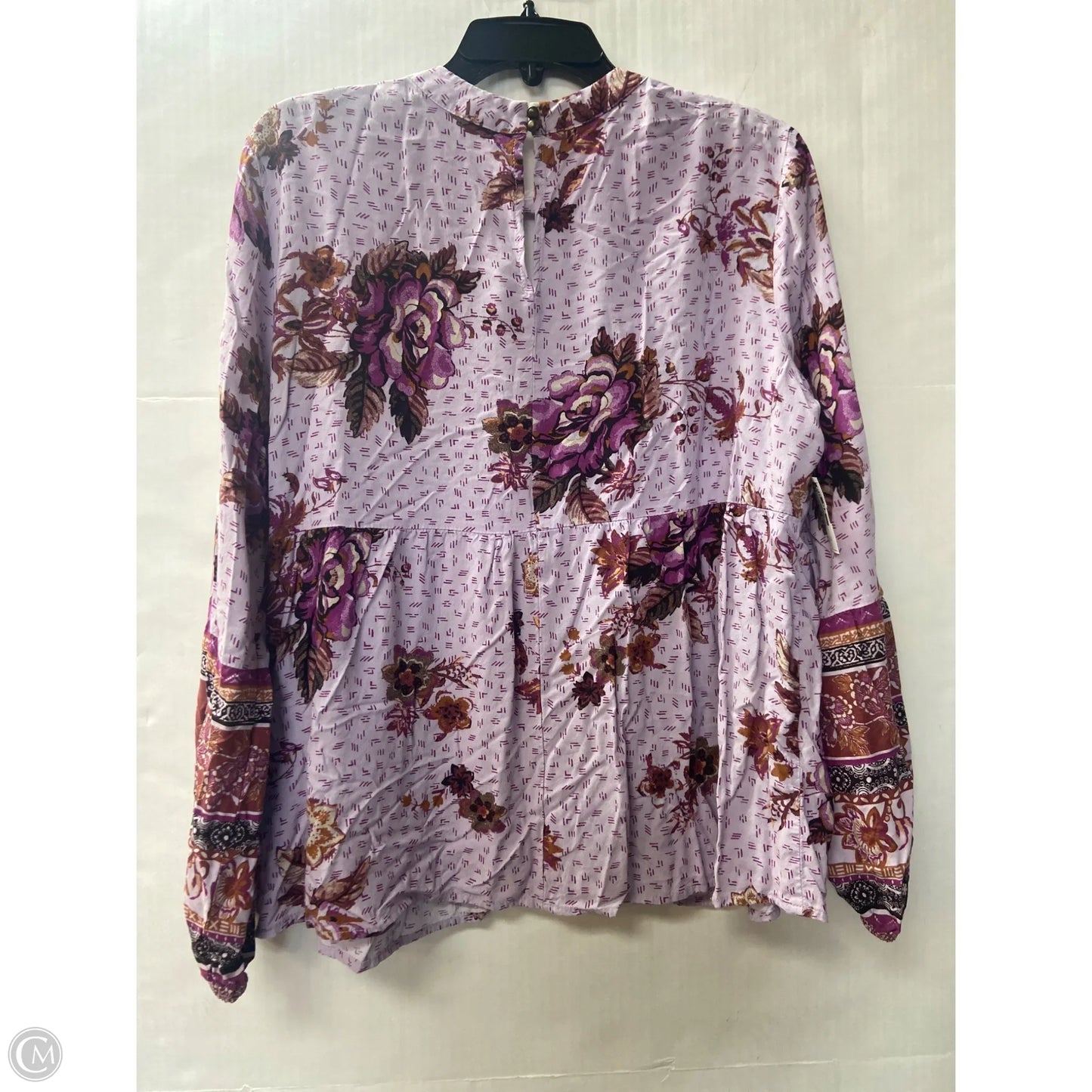 Top Long Sleeve By Maurices In Purple, Size: Xl