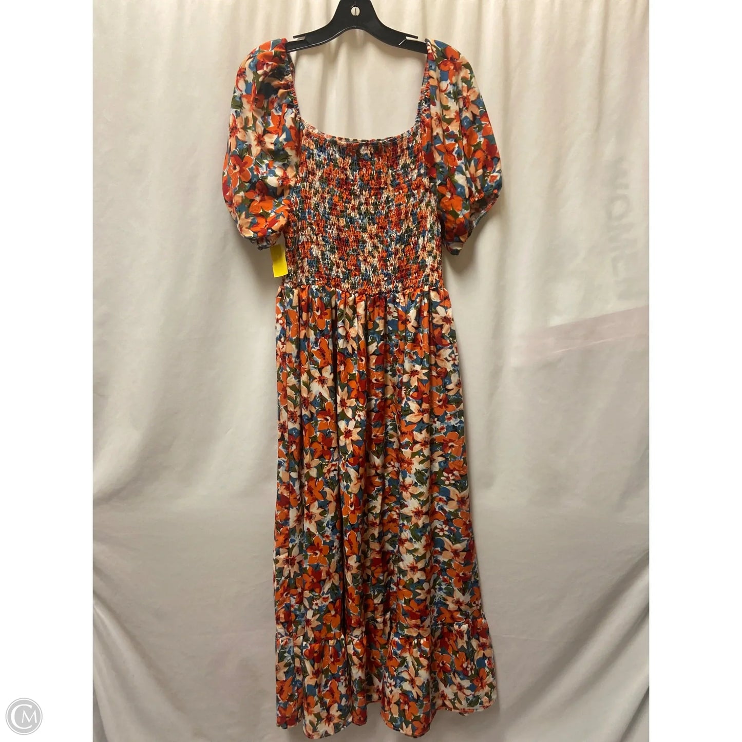 Dress Casual Maxi By Clothes Mentor In Orange, Size: 3x