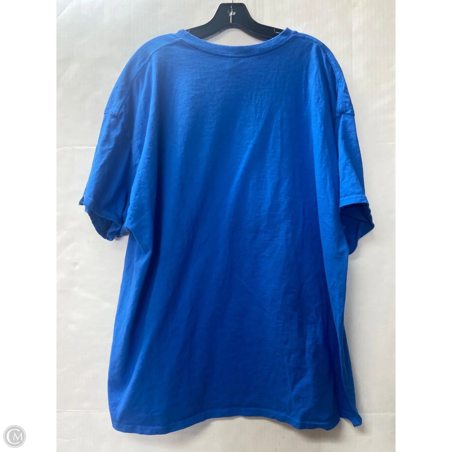 Top Short Sleeve By Gildan In Blue, Size: 3x