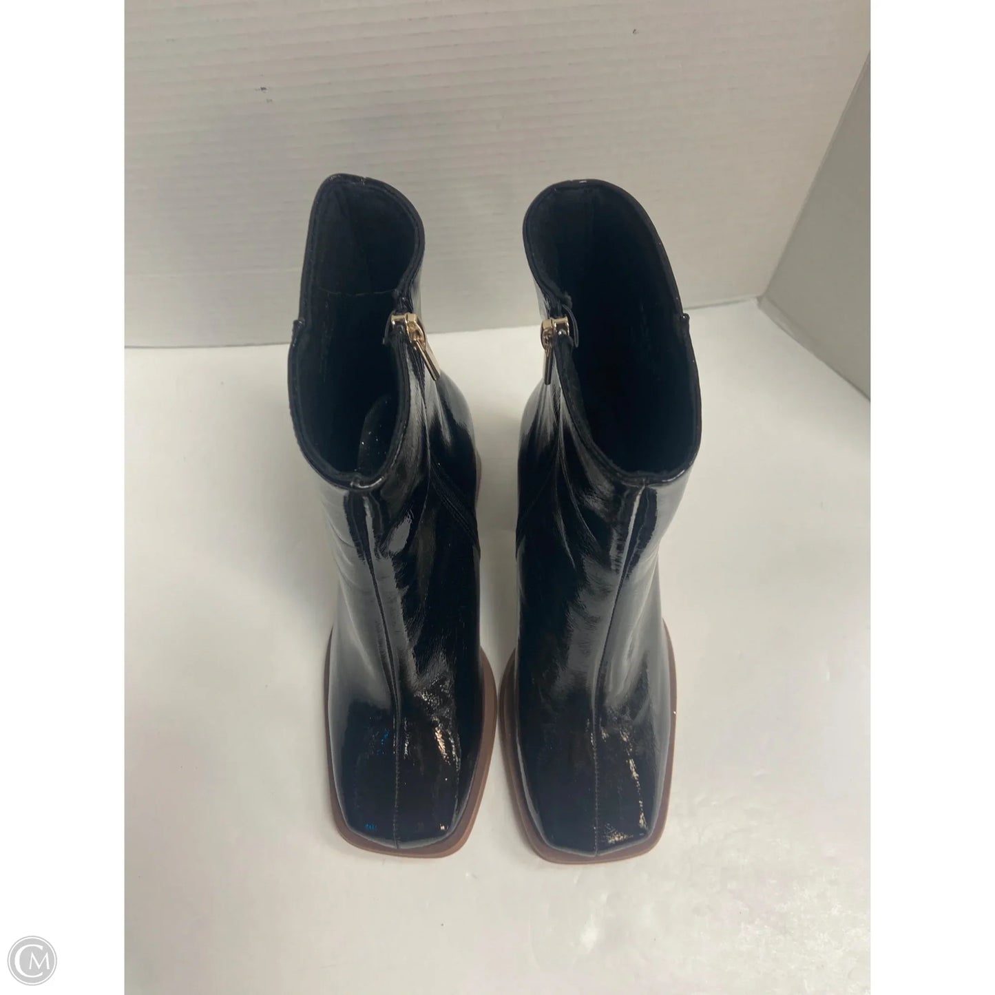 Boots Mid-calf Heels By Asos In Black, Size: 7