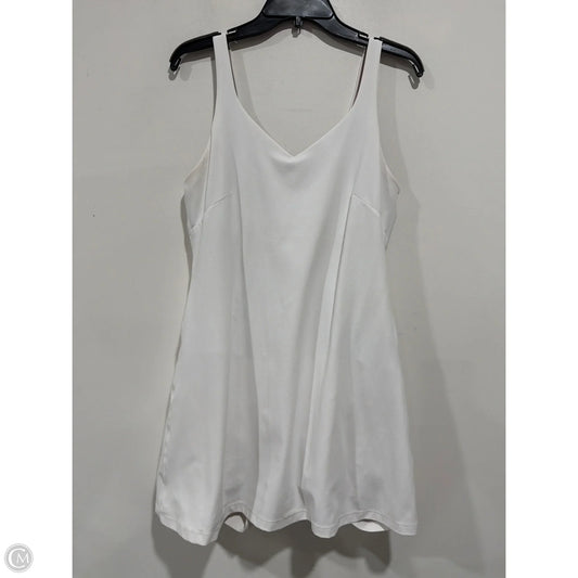 Athletic Dress By Lululemon In White, Size: 12