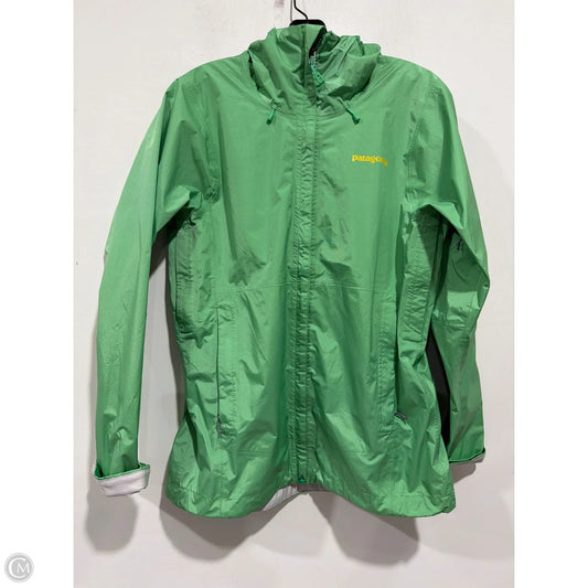 Jacket Windbreaker By Patagonia In Green, Size: M