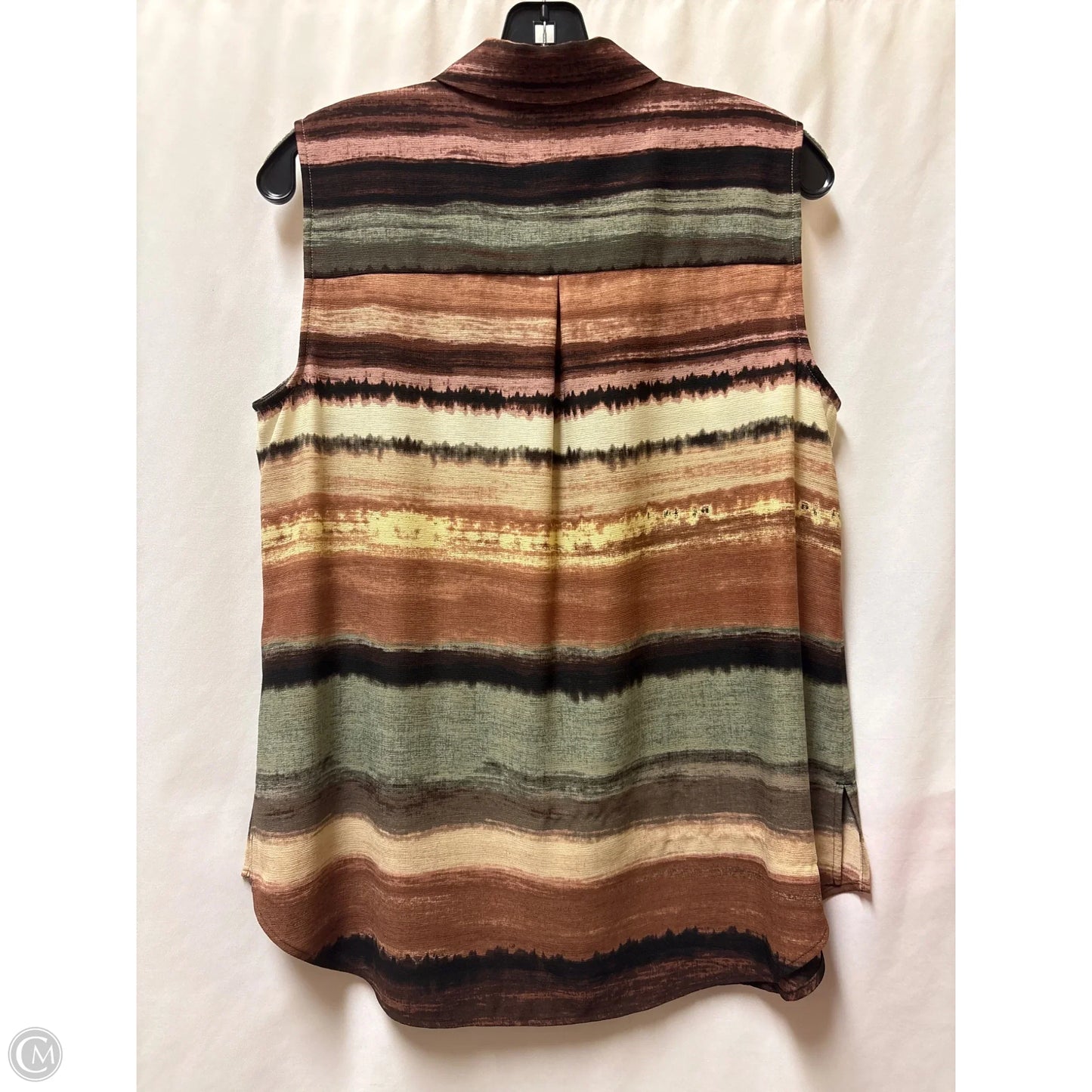Top Sleeveless By Investments In Pink, Size: S