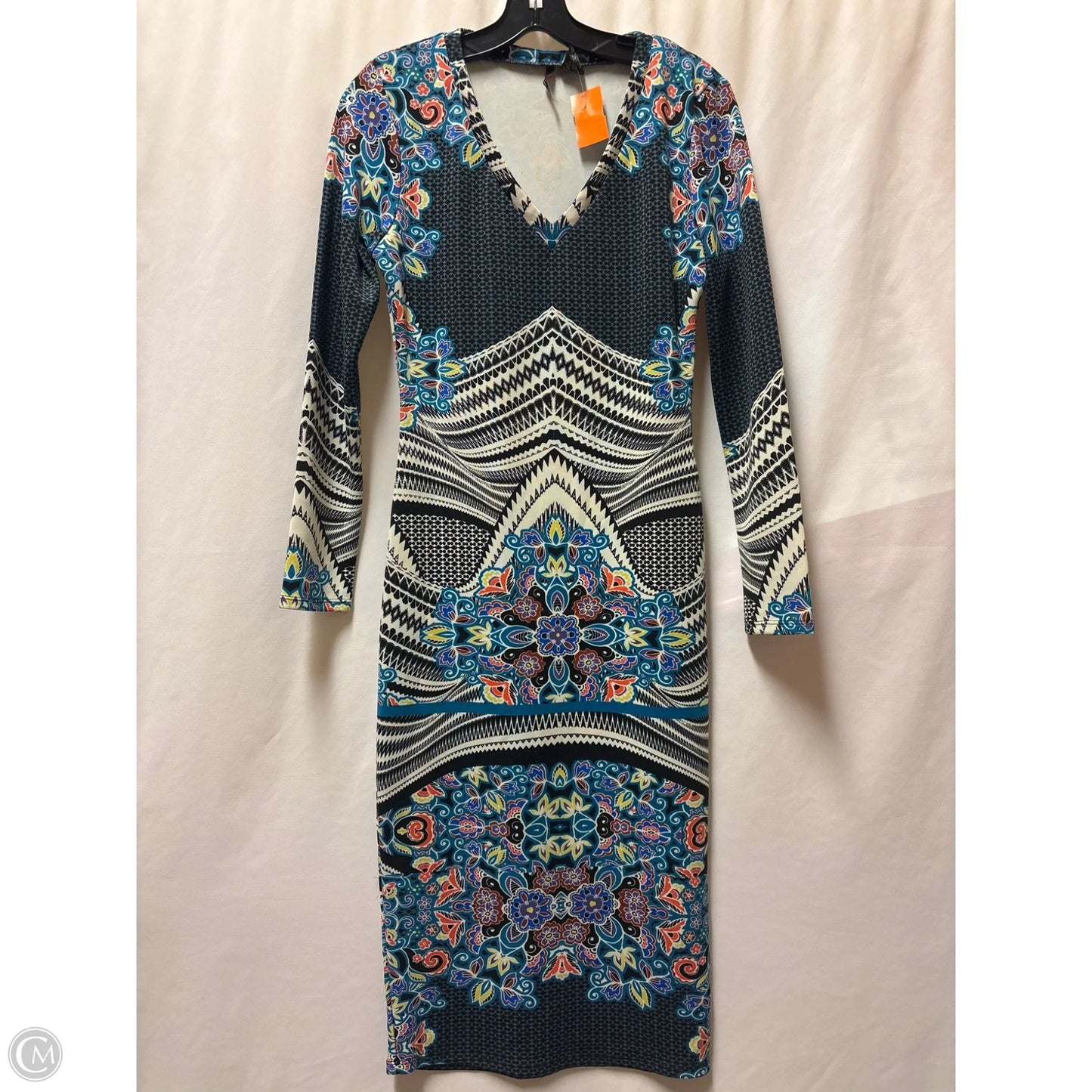 Dress Casual Midi By Fire In Navy, Size: M