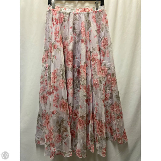 Skirt Maxi By Chicwish In Purple, Size: Xxl