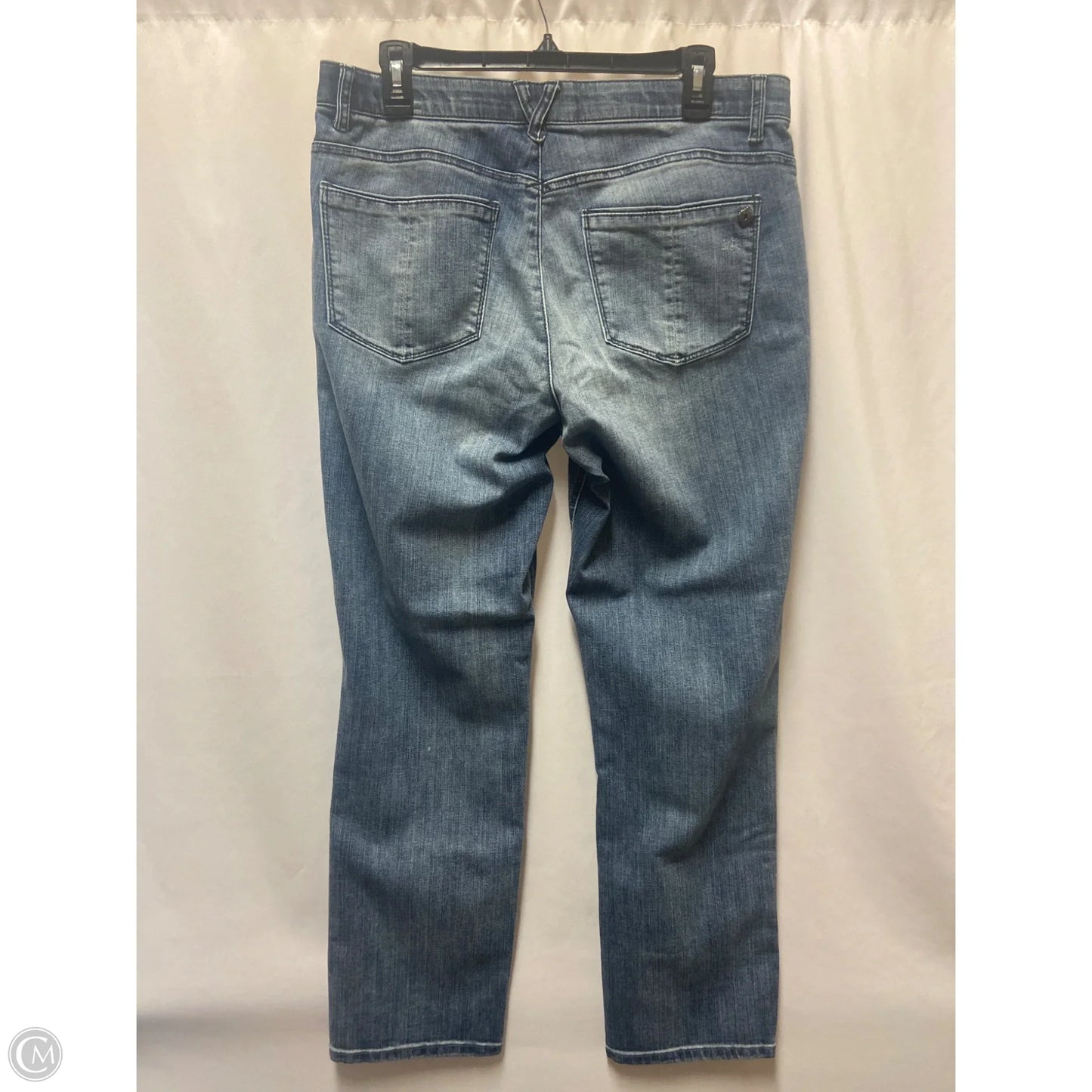 Jeans Straight By Democracy In Blue Denim, Size: 12