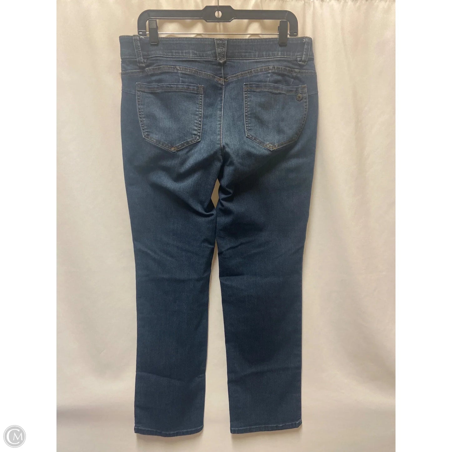 Jeans Straight By Democracy In Blue Denim, Size: 12