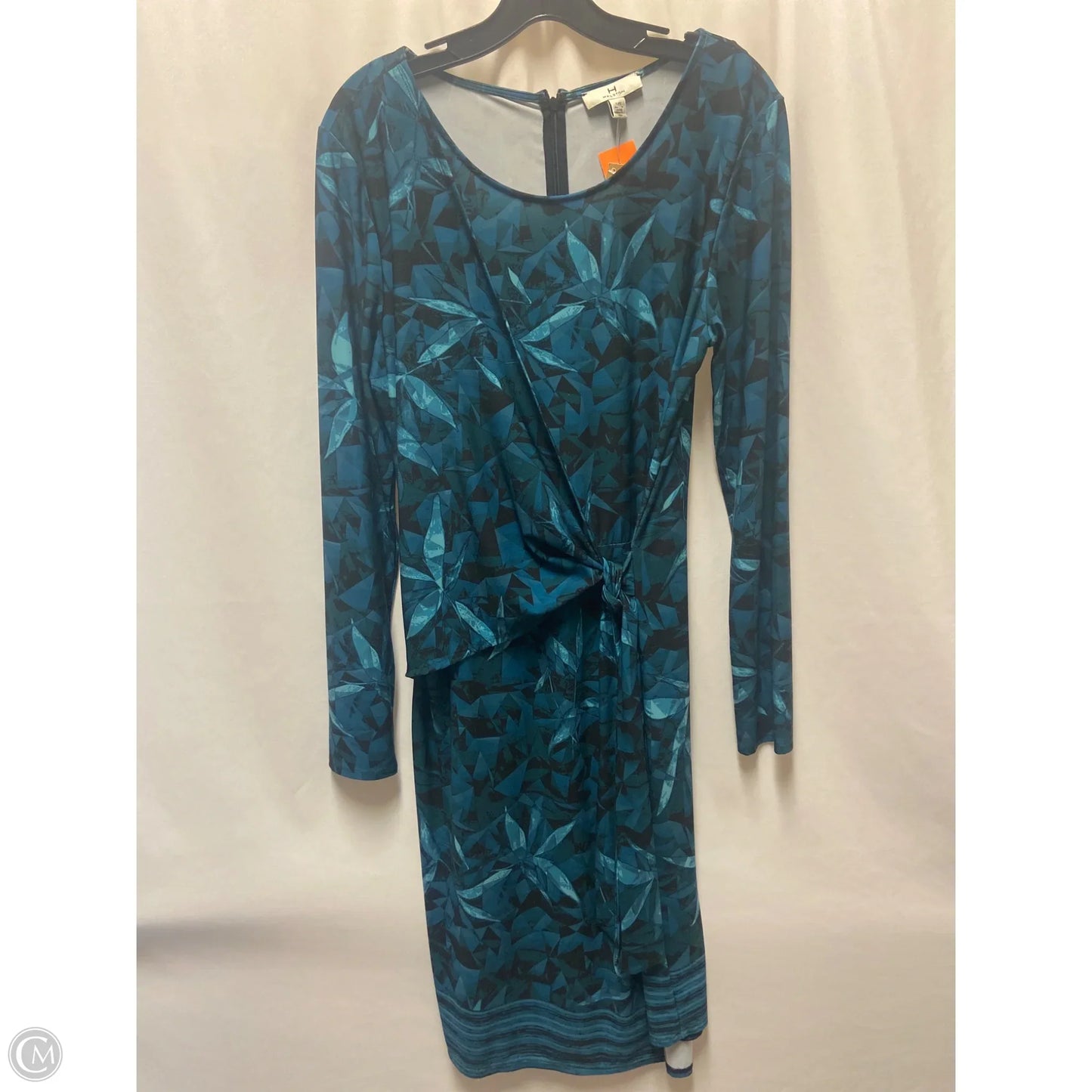 Dress Designer By Halston In Teal, Size: L