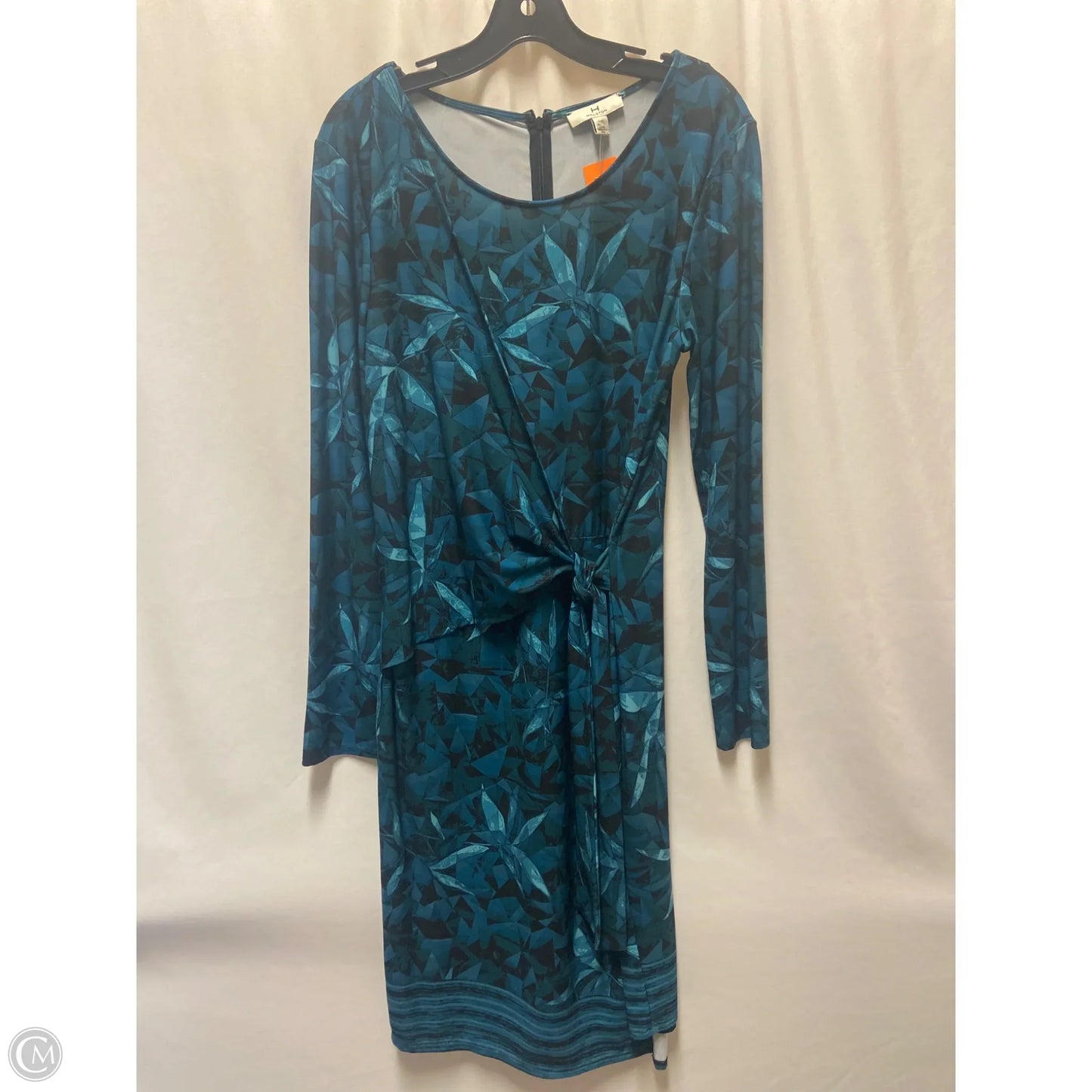 Dress Designer By Halston In Teal, Size: L