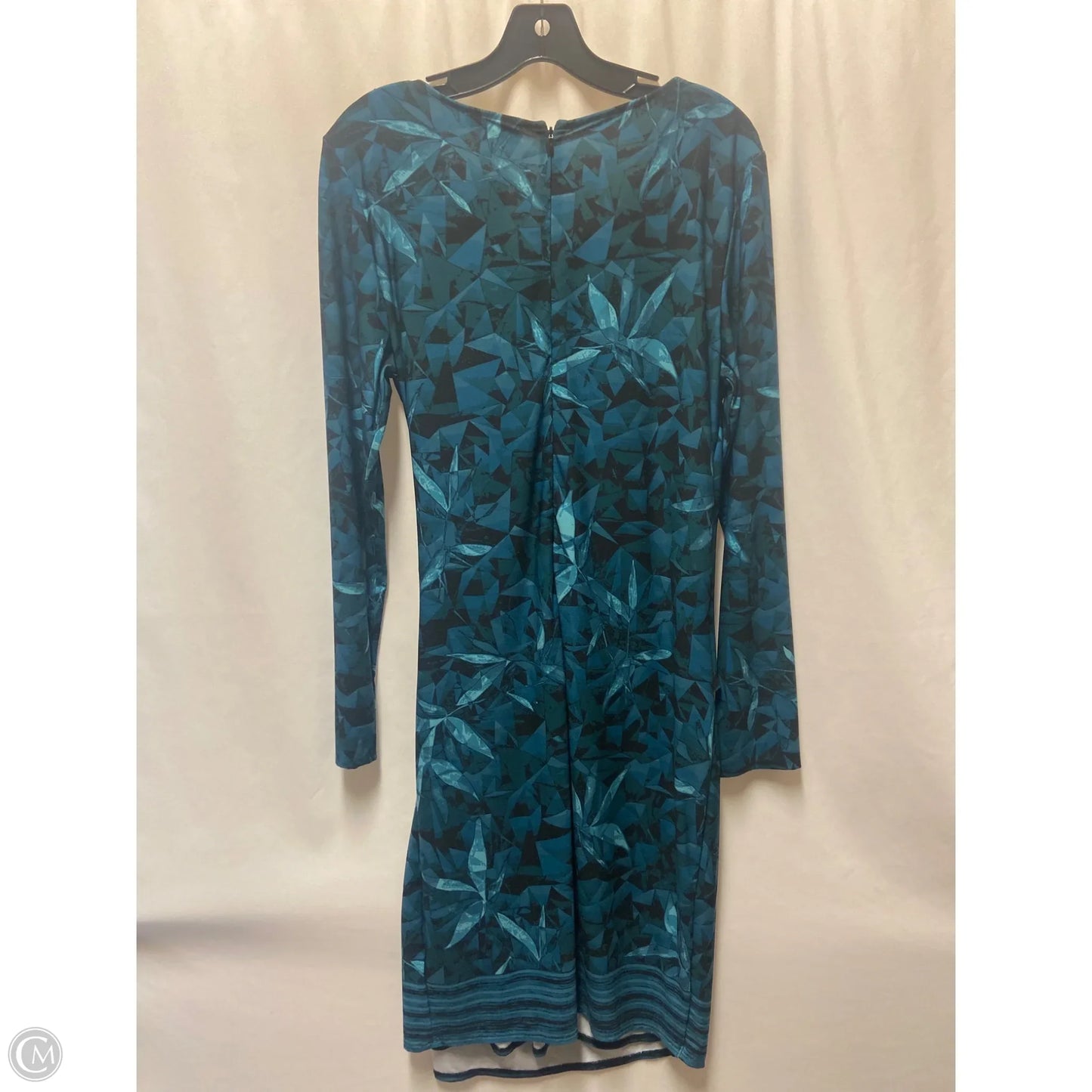 Dress Designer By Halston In Teal, Size: L