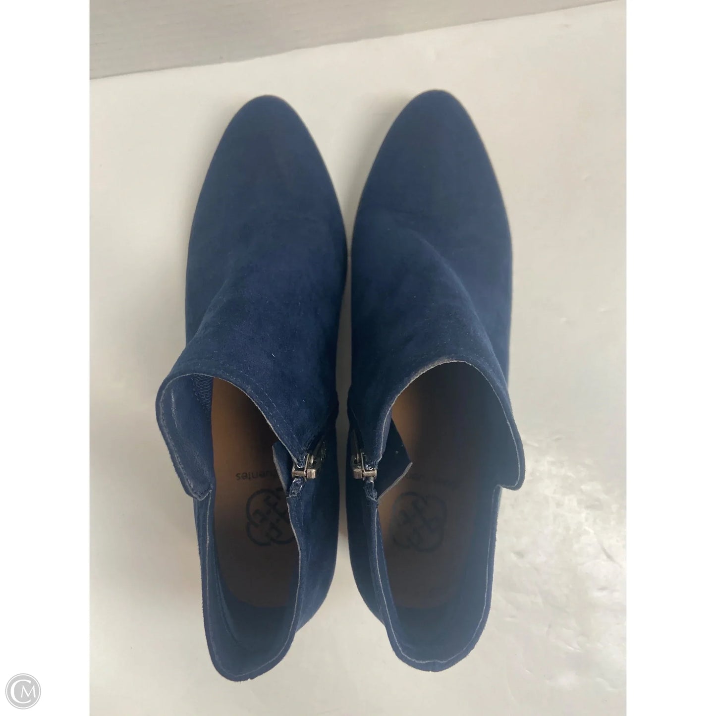 Boots Ankle Heels By Daisy Fuentes In Navy, Size: 7.5
