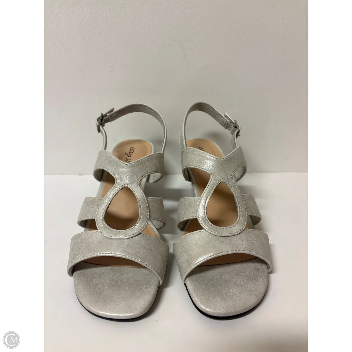 Shoes Heels Kitten By Easy Street In White, Size: 6.5