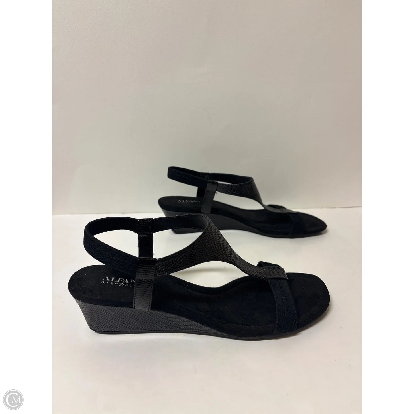 Sandals Heels Platform By Alfani In Black, Size: 10