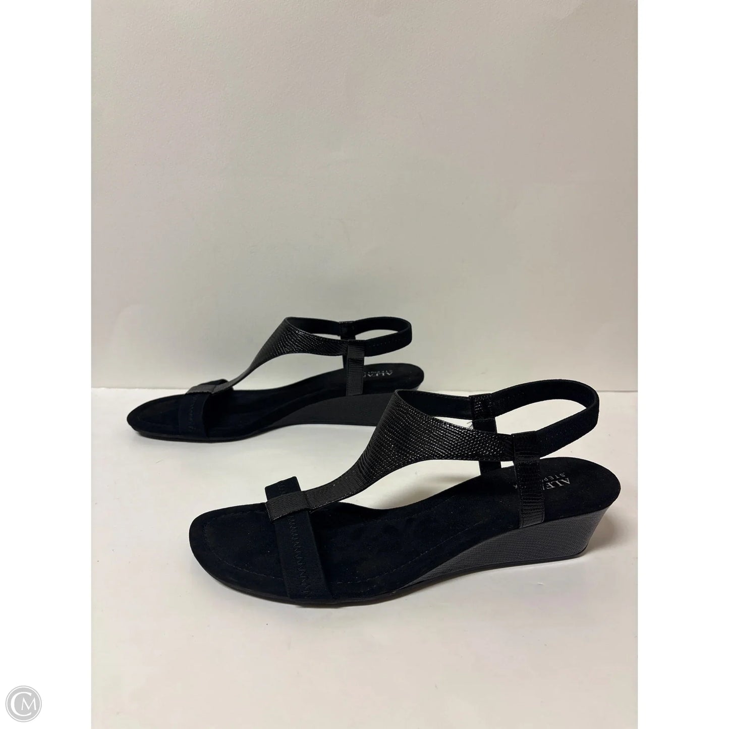 Sandals Heels Platform By Alfani In Black, Size: 10