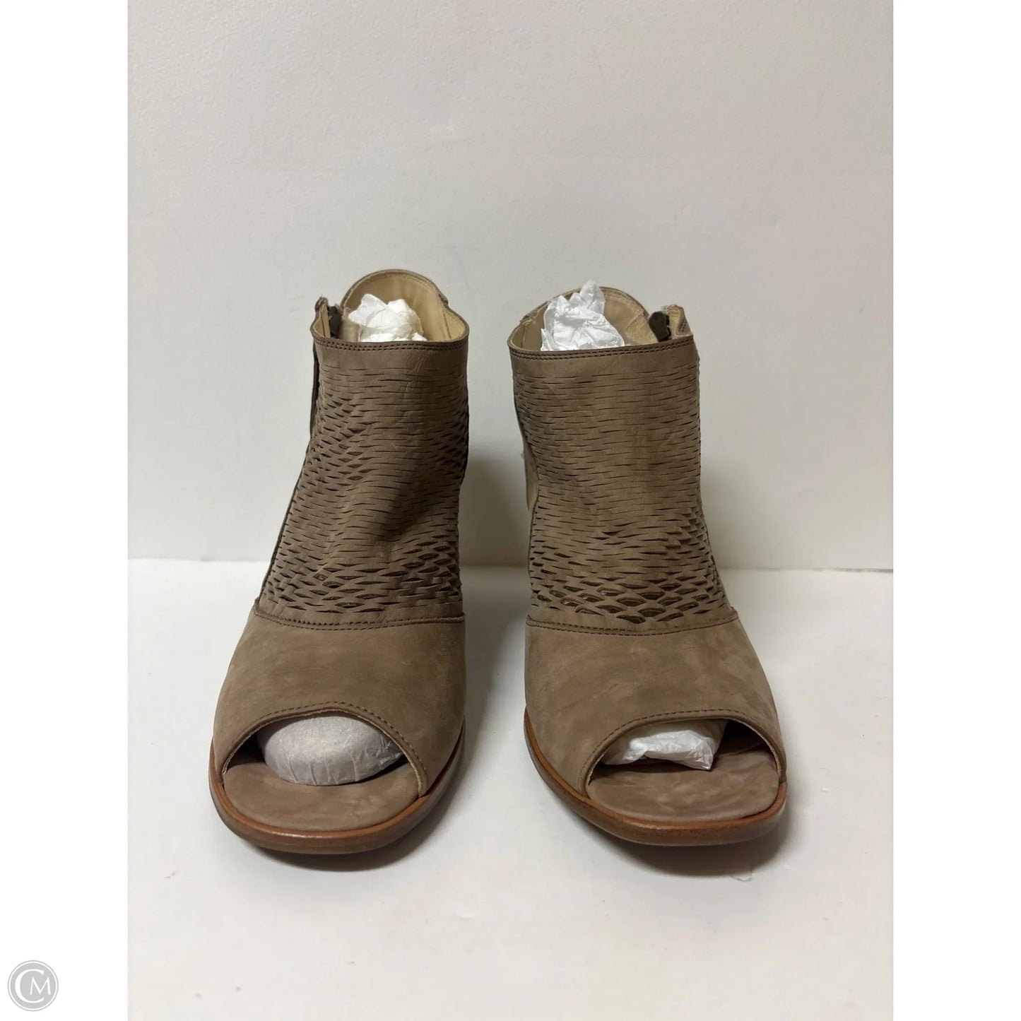 Sandals Heels Block By Paul Green In Beige, Size: 8