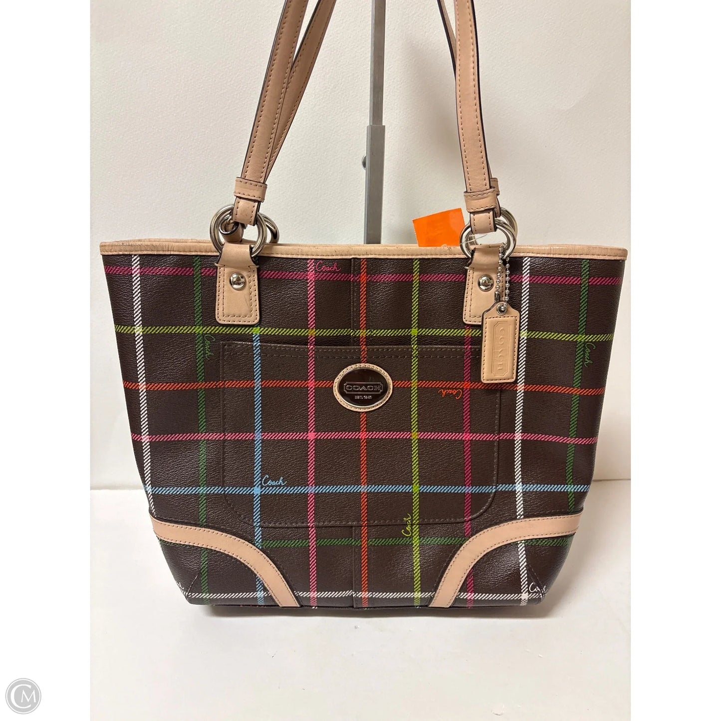 Handbag Designer By Coach, Size: Large