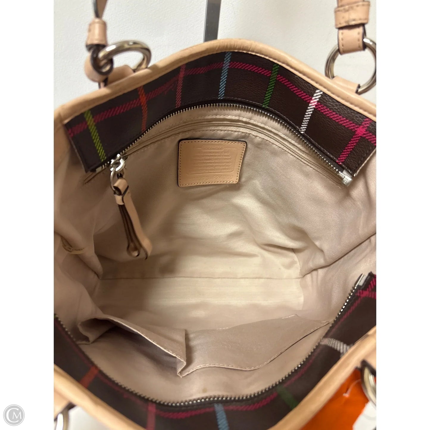 Handbag Designer By Coach, Size: Large