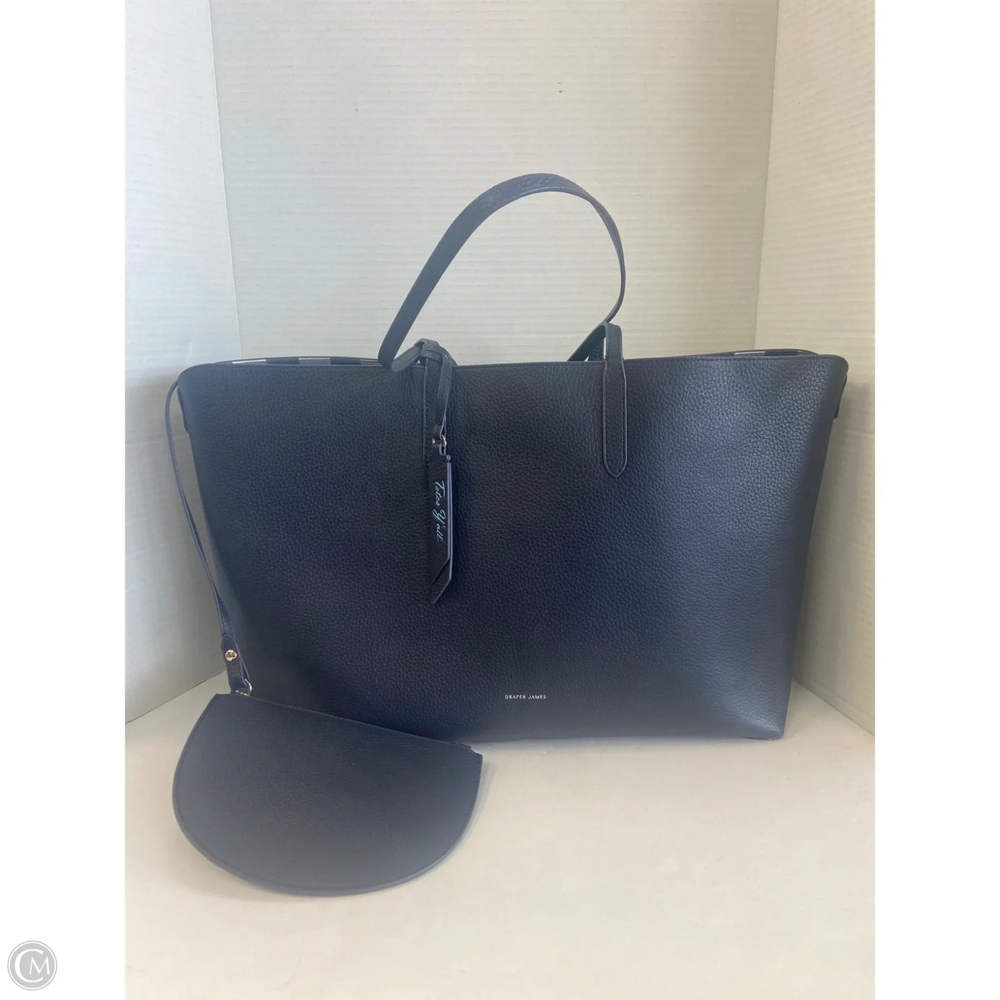 Handbag Leather By Draper James, Size: Large
