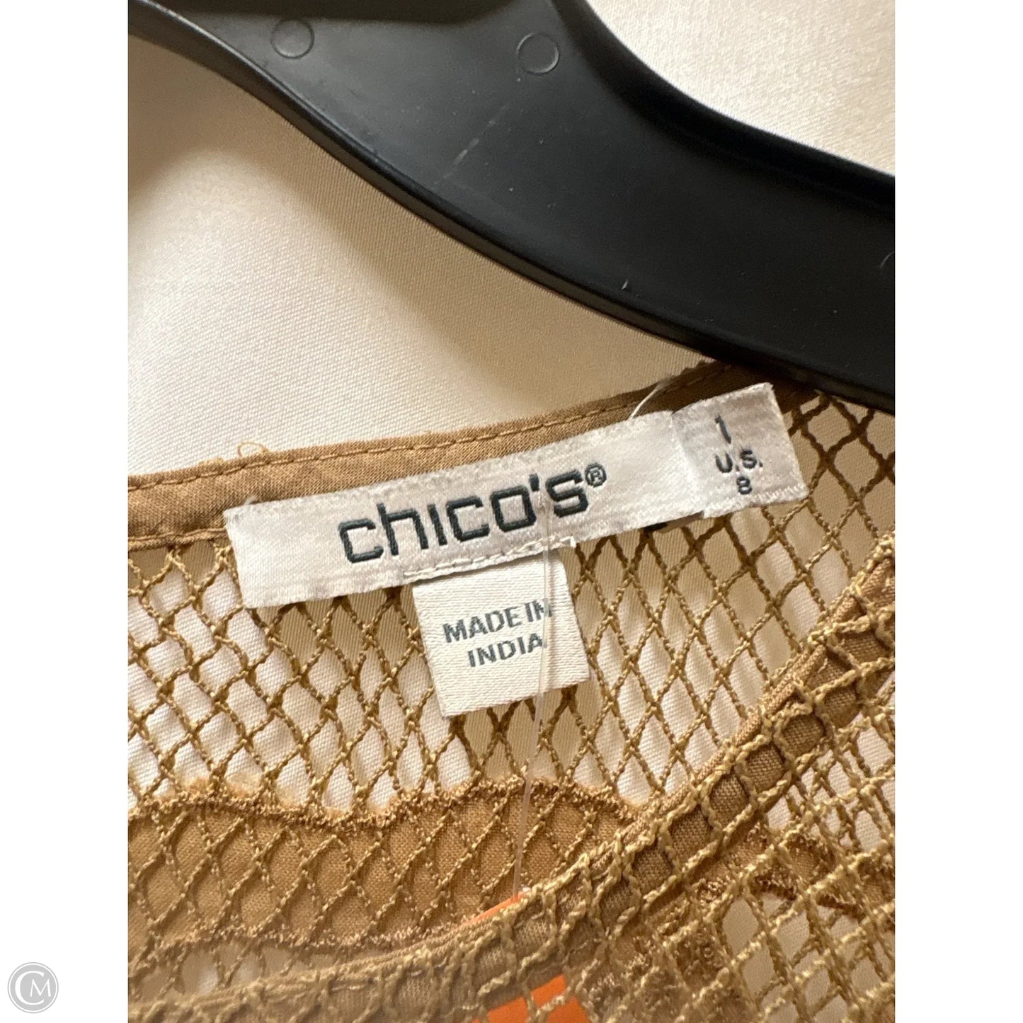 Top Long Sleeve By Chicos In Brown, Size: M