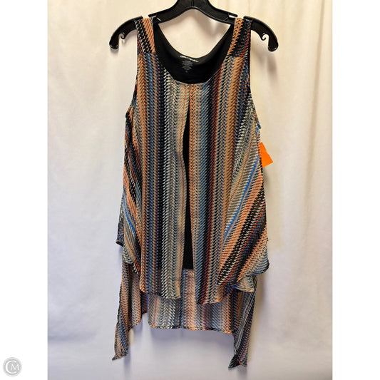 Top Sleeveless By Wrangler In Blue, Size: M