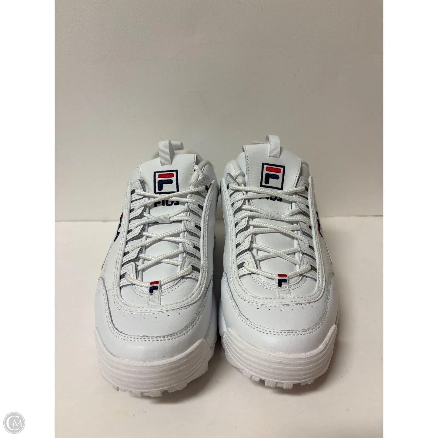 Shoes Athletic By Fila In White, Size: 11