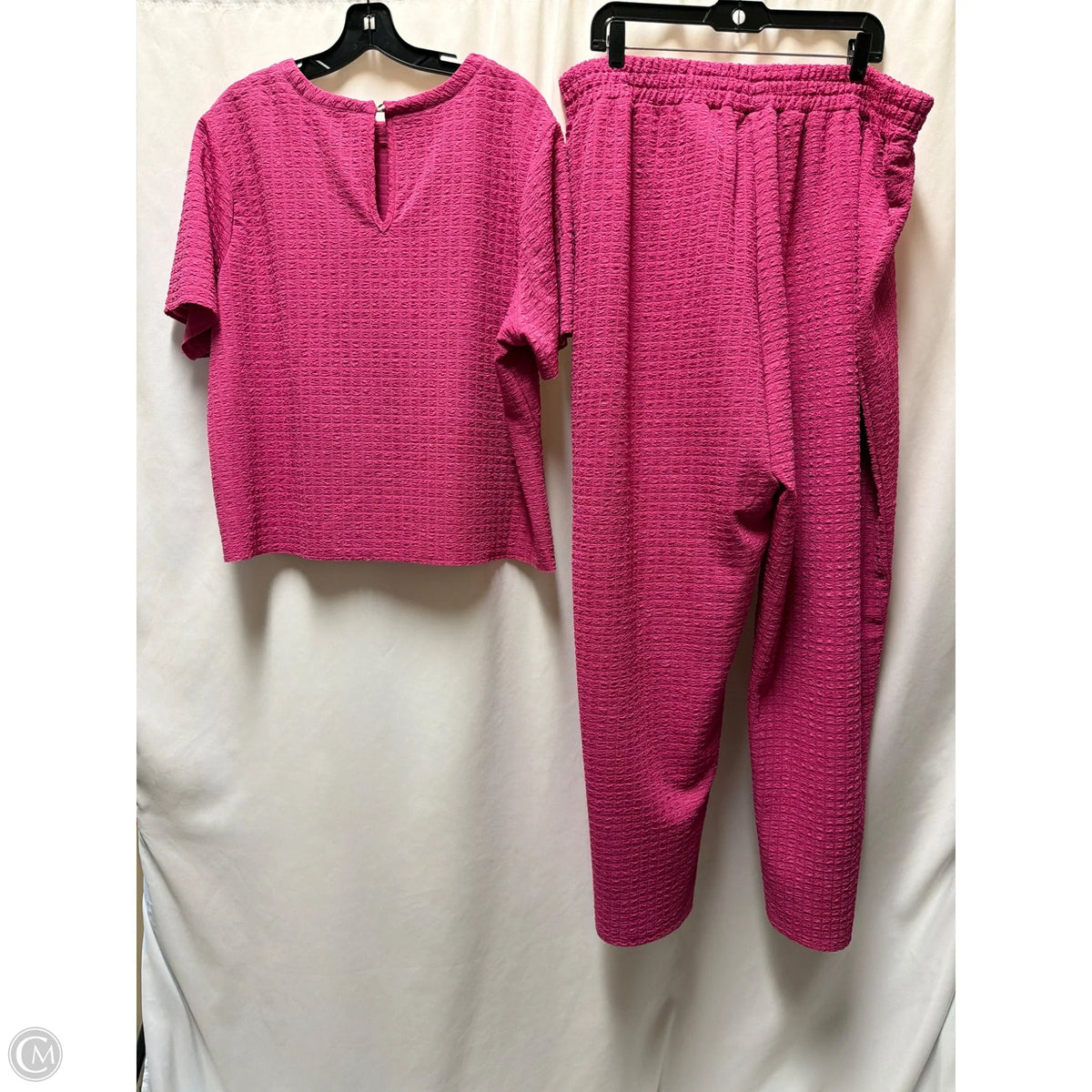 Pants Set 2pc By Ashley Stewart In Pink, Size: 3x