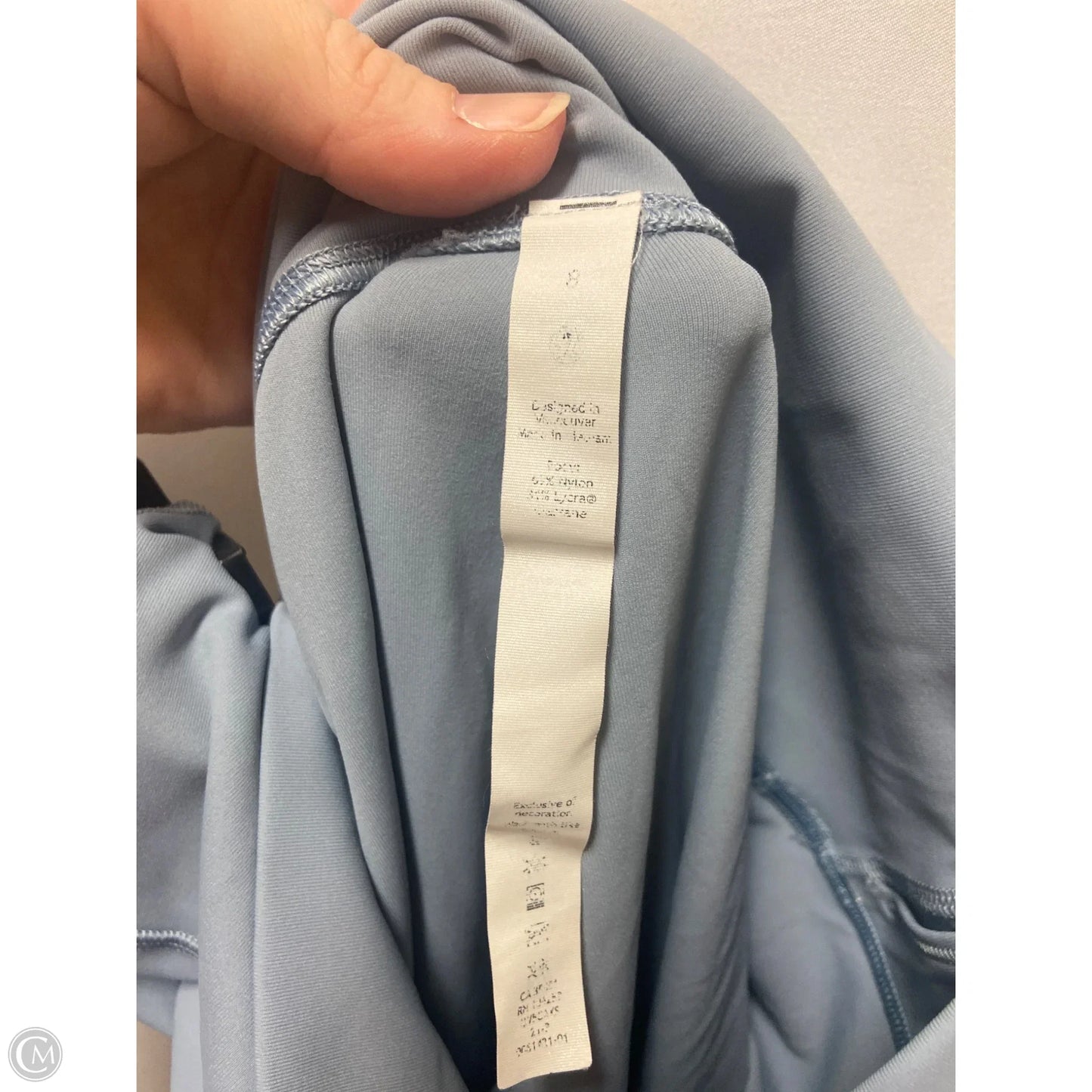 Athletic Leggings By Lululemon In Blue, Size: 8