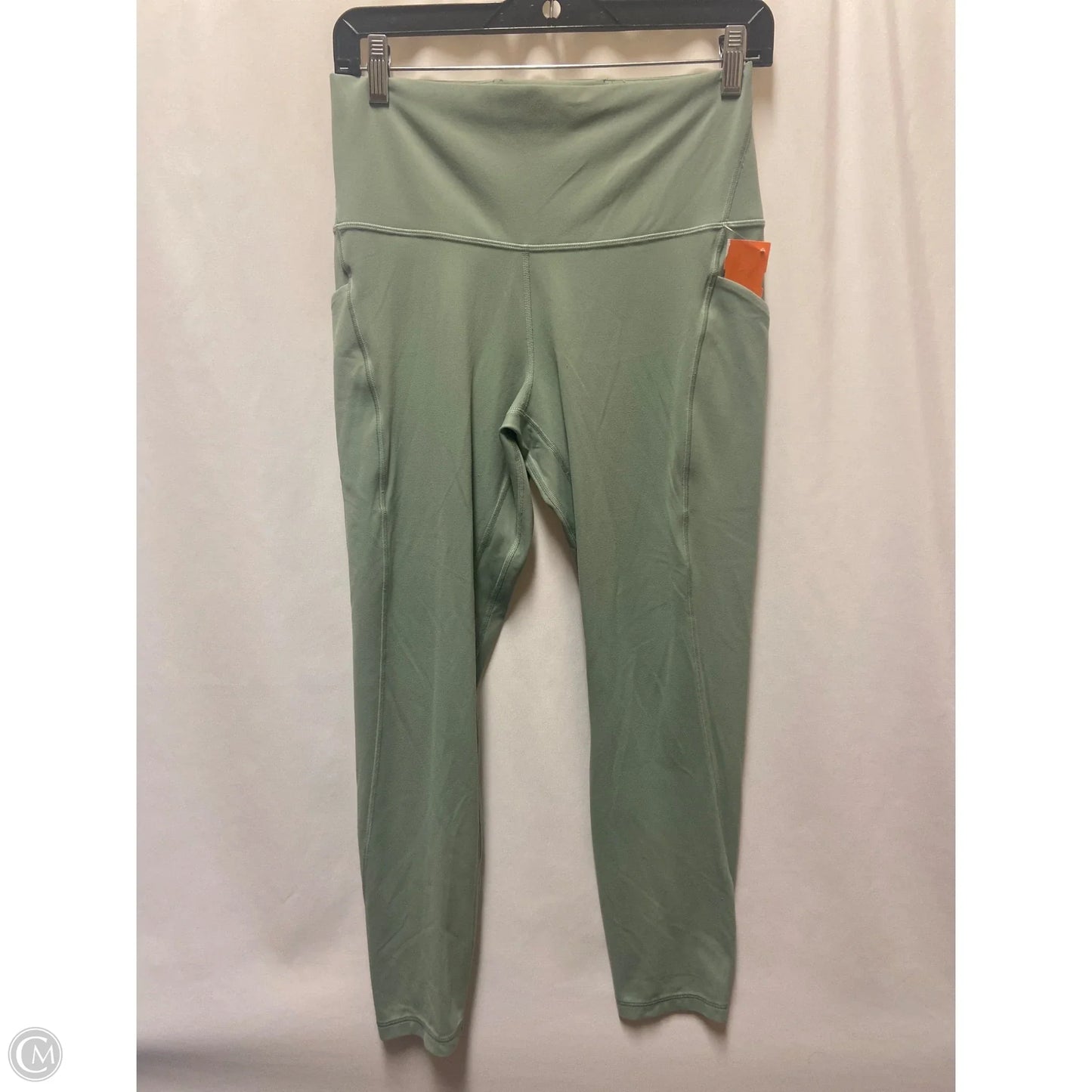 Athletic Leggings By Lululemon In Green, Size: 10