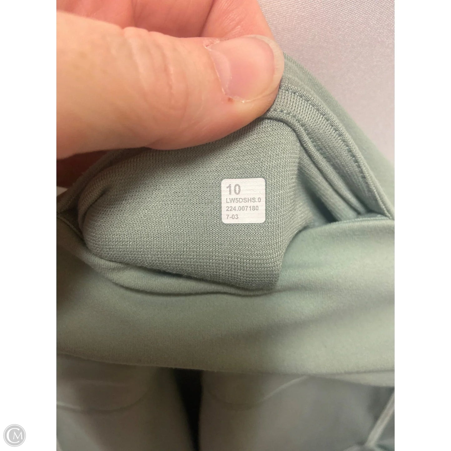 Athletic Leggings By Lululemon In Green, Size: 10