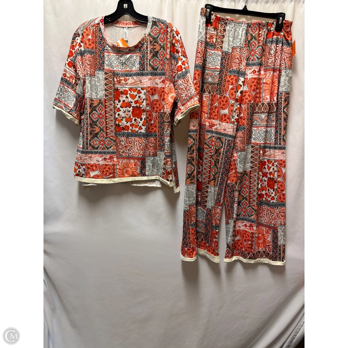 Pants Set 2pc By Clothes Mentor In Orange, Size: Xl