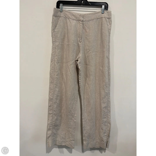 Pants Linen By Kim Rogers In Beige, Size: 12