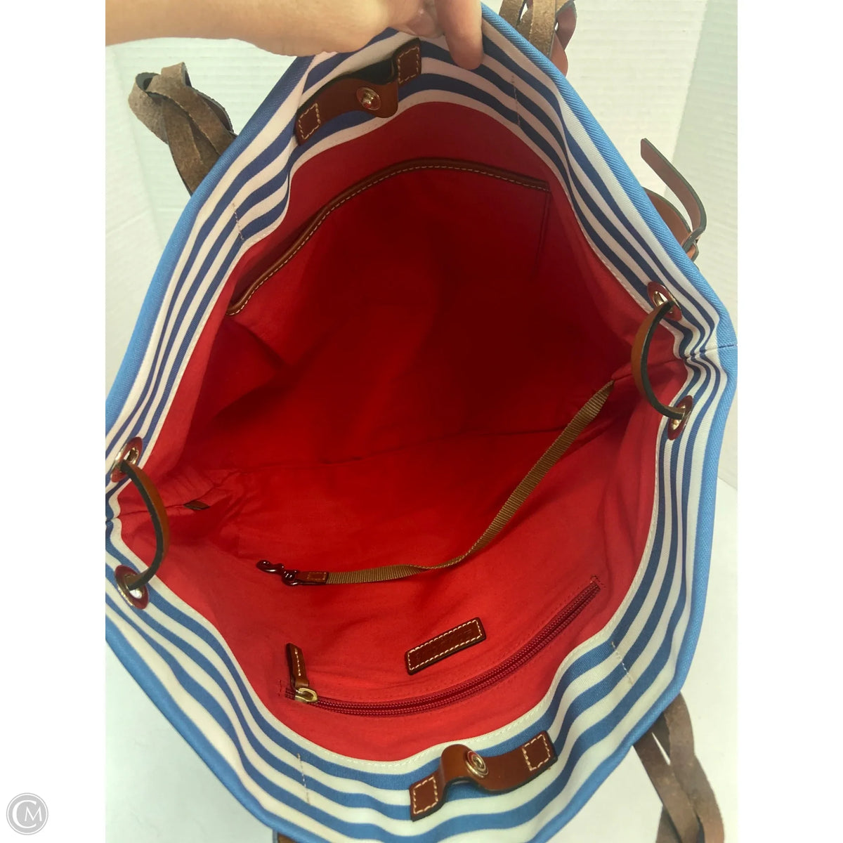 Handbag Designer By Dooney And Bourke, Size: Large