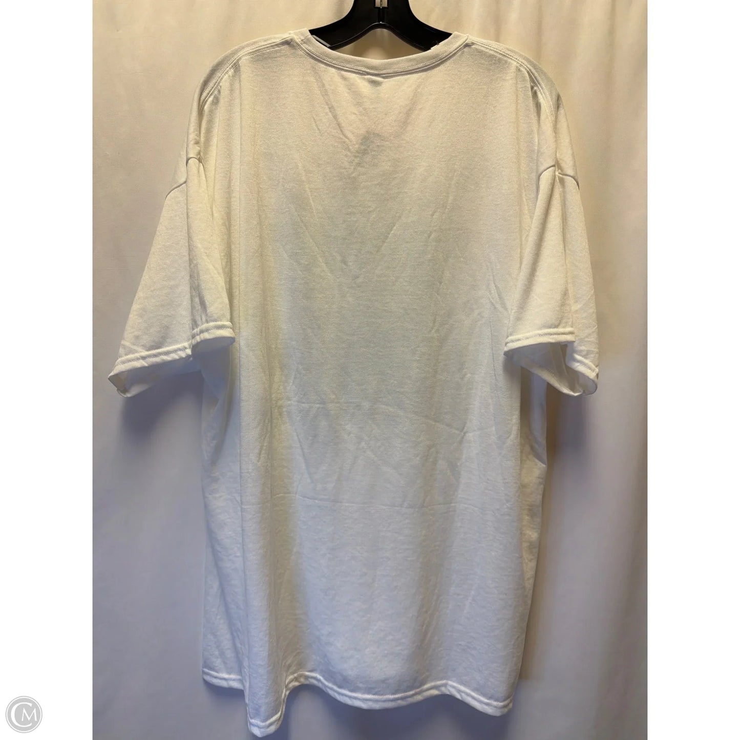 Top Short Sleeve By Jerzees In White, Size: 2x