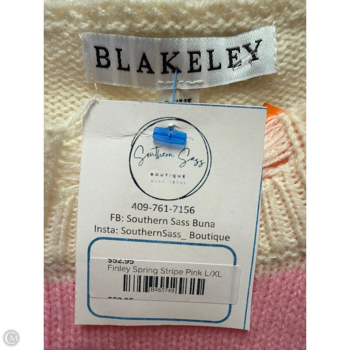 Sweater By Blakeley In Pink, Size: L
