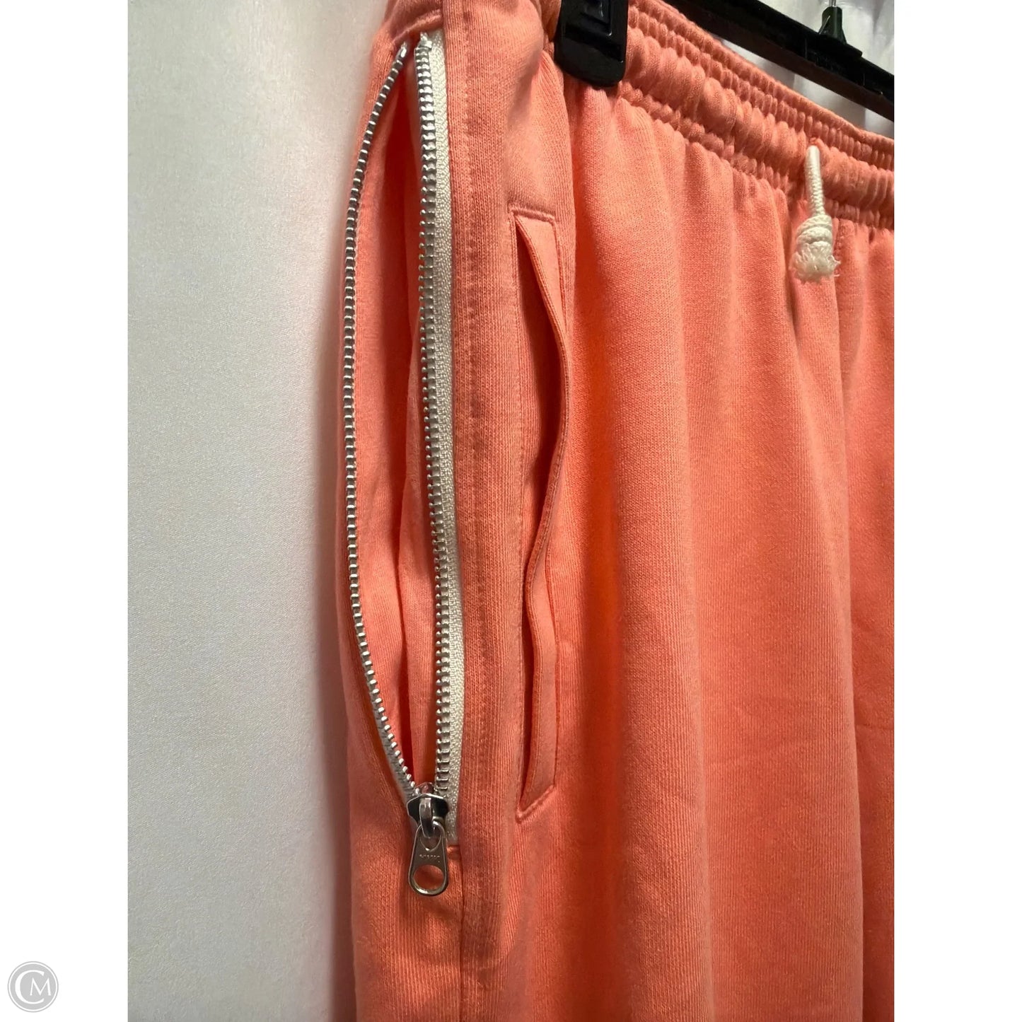 Athletic Pants By Nike In Peach, Size: L