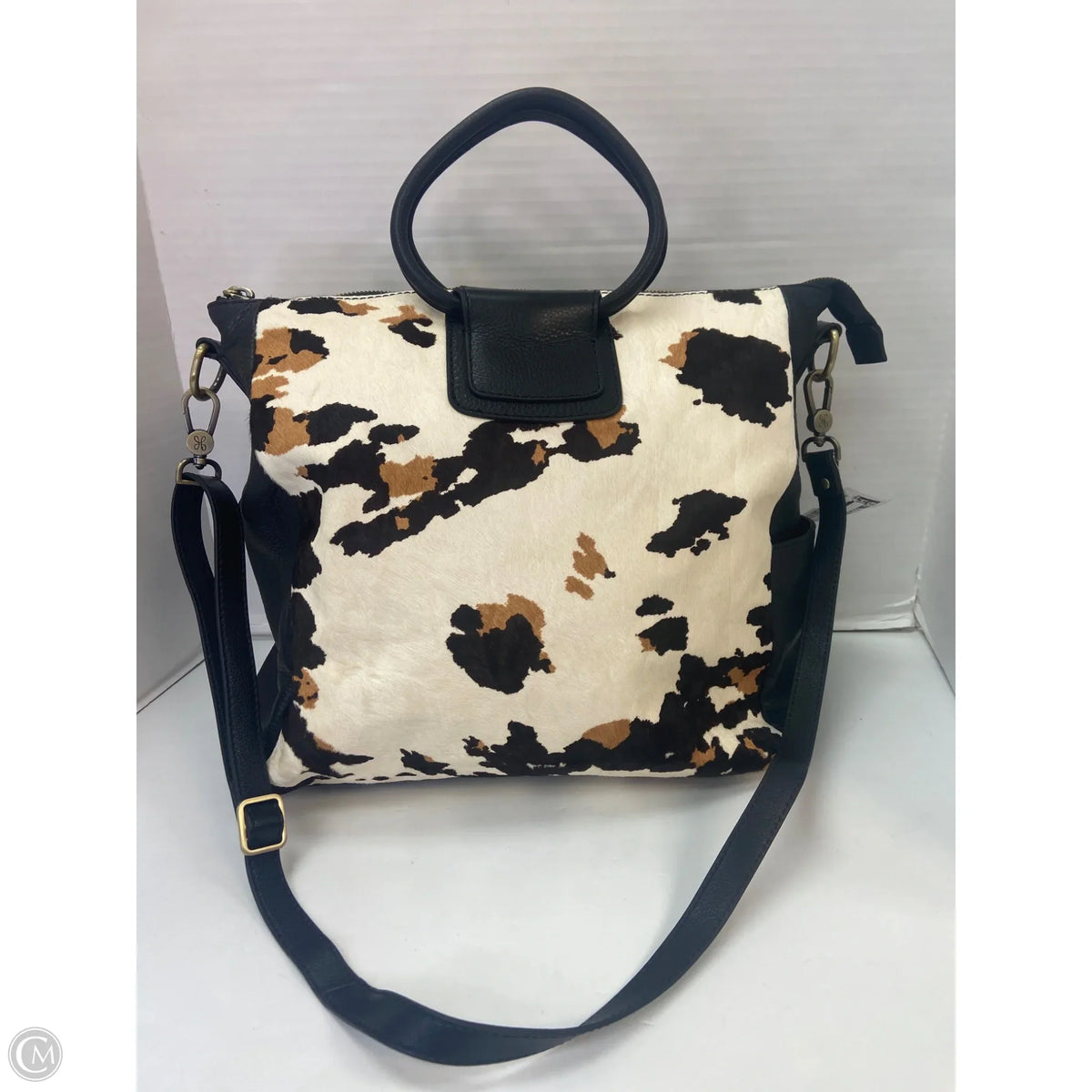 Handbag Leather By Hobo Intl, Size: Large