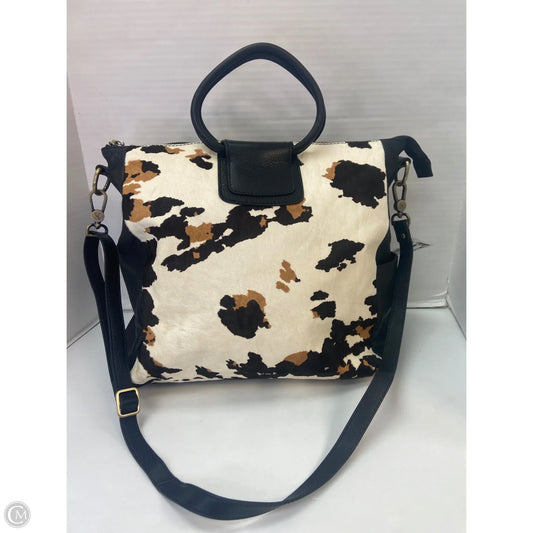 Handbag Leather By Hobo Intl, Size: Large