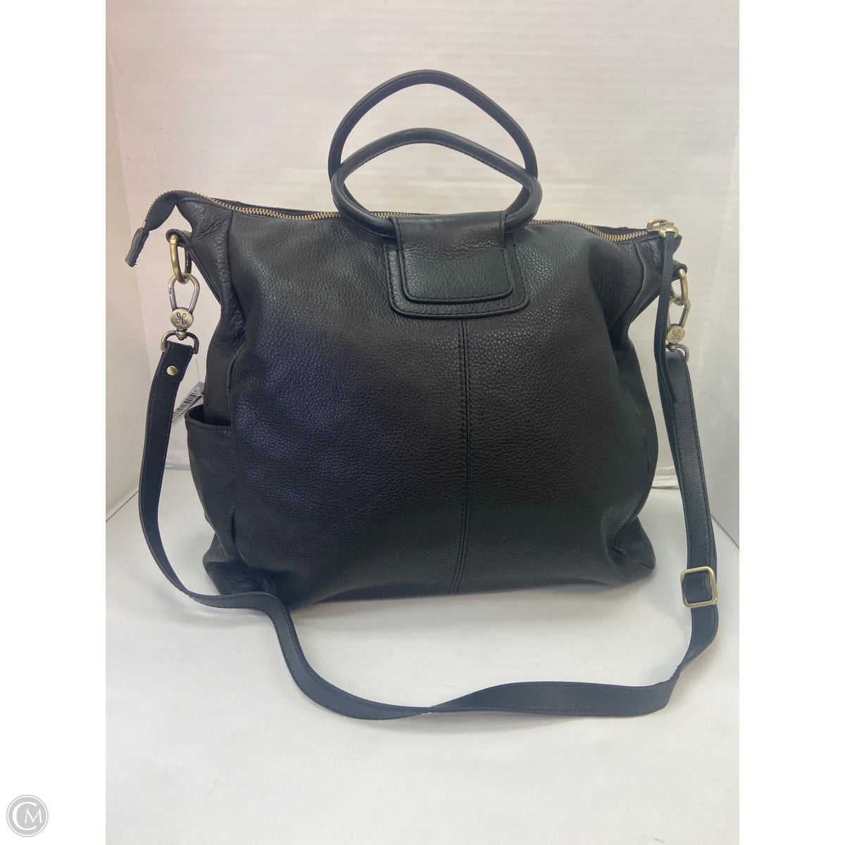 Handbag Leather By Hobo Intl, Size: Large
