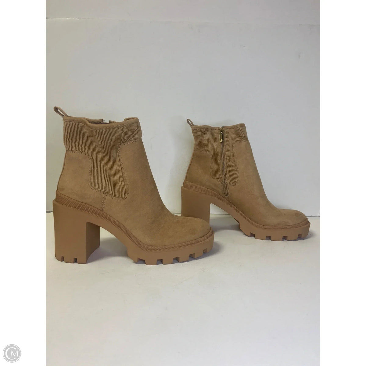 Boots Ankle Heels By Jennifer Lopez In Brown, Size: 11