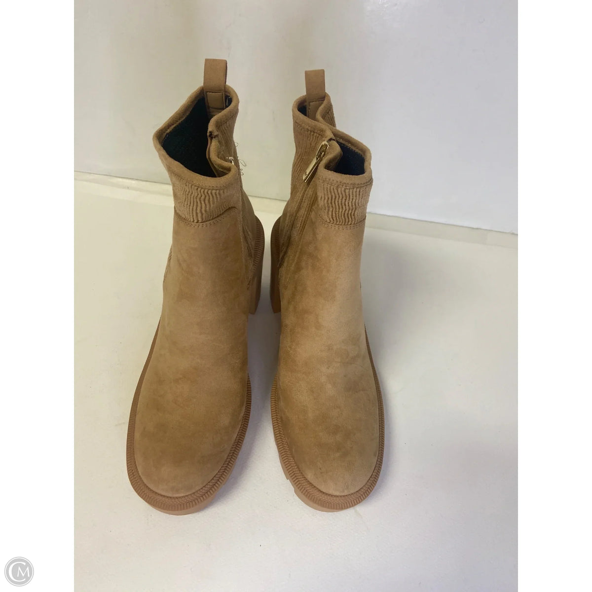Boots Ankle Heels By Jennifer Lopez In Brown, Size: 11