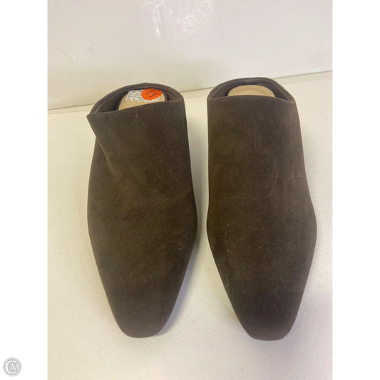 Shoes Heels Block By Andiamo In Brown, Size: 11