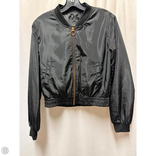 Jacket Moto By Love Tree In Black, Size: S