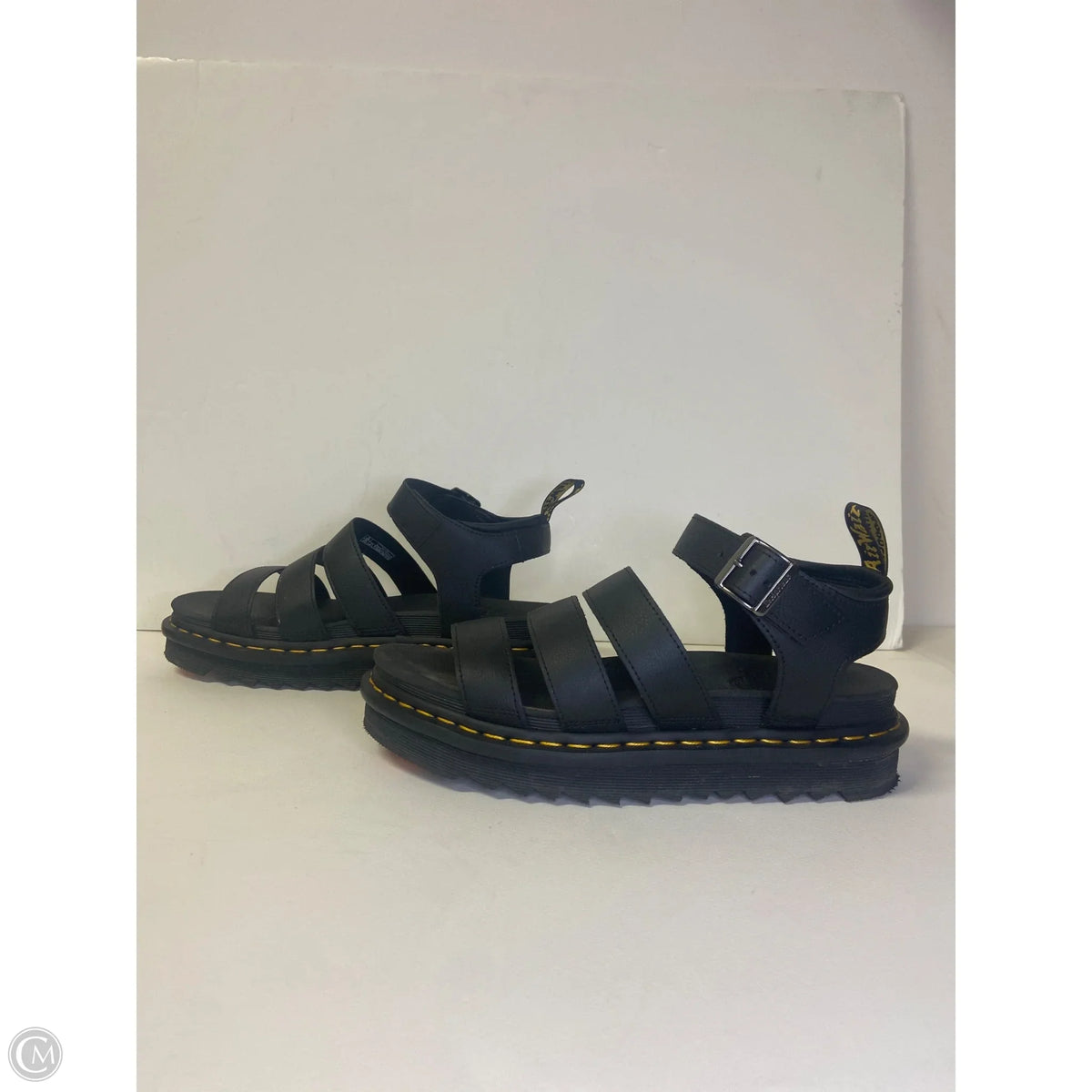 Sandals Designer By Dr Martens In Black, Size: 11